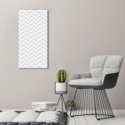 Cuadro de metacrilato moderno efecto cristal vertical Fondo geométrico