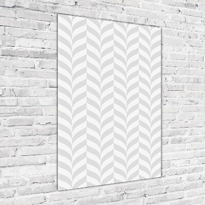 Cuadro de metacrilato moderno efecto cristal vertical Fondo geométrico