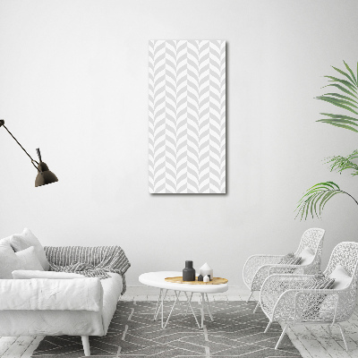 Cuadro de metacrilato moderno efecto cristal vertical Fondo geométrico