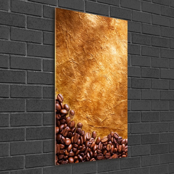 Impresión en metacrilato de alta calidad vertical Granos de café