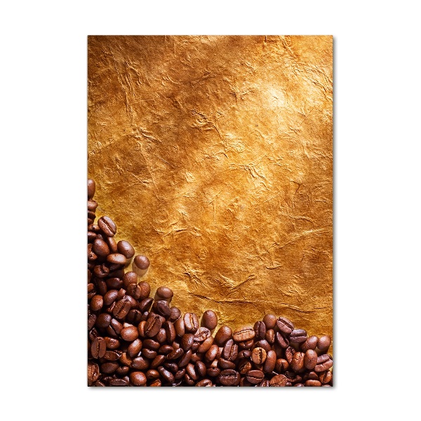 Impresión en metacrilato de alta calidad vertical Granos de café
