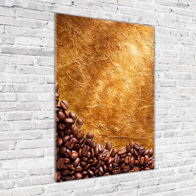 Impresión en metacrilato de alta calidad vertical Granos de café