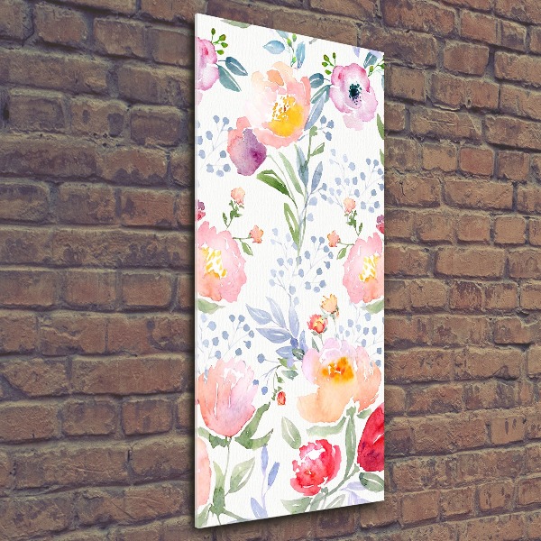 Impresión en metacrilato de alta calidad vertical Amapolas