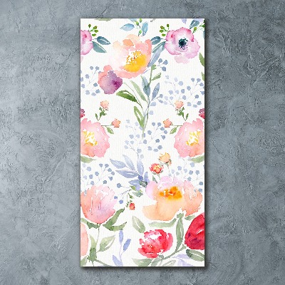 Impresión en metacrilato de alta calidad vertical Amapolas