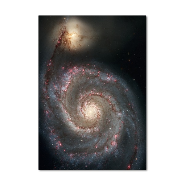 Cuadro decorativo en acrílico brillante vertical Nebulosa