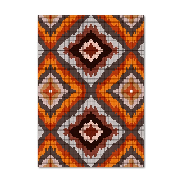 Cuadro de metacrilato vertical Fondo retro
