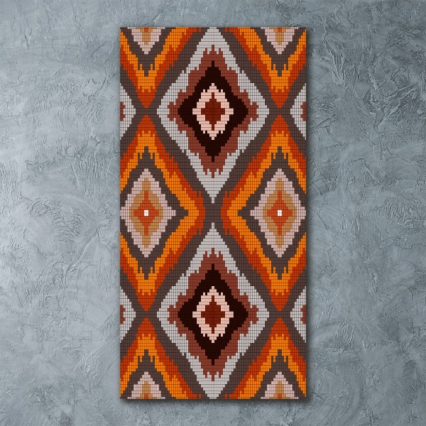 Cuadro de metacrilato vertical Fondo retro