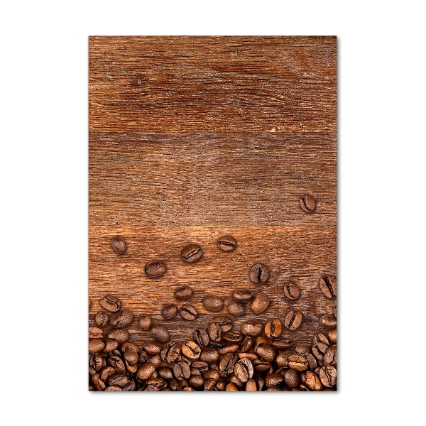 Impresión en metacrilato de alta calidad vertical Granos de café