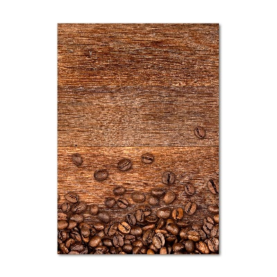 Impresión en metacrilato de alta calidad vertical Granos de café