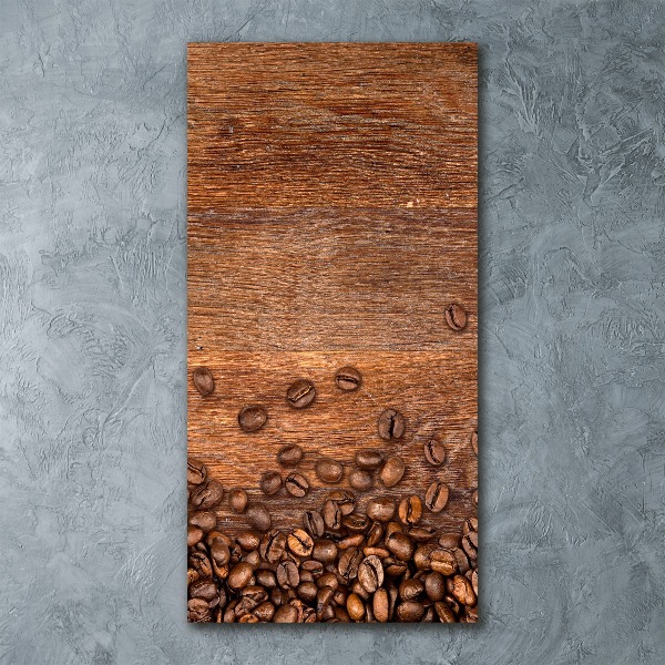 Impresión en metacrilato de alta calidad vertical Granos de café