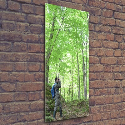 Cuadro de metacrilato vertical Ornitólogo