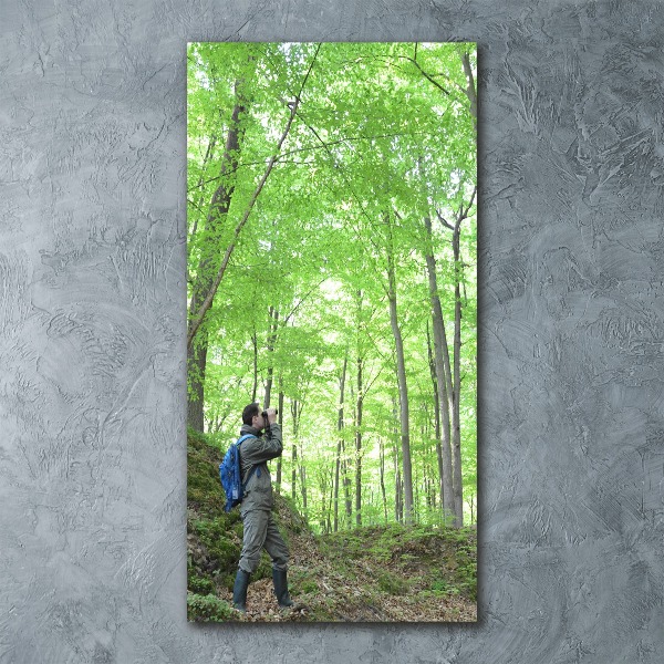 Foto obraz akryl pionowy Ornitolog