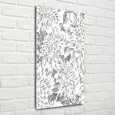 Obraz zdjęcie szkło akryl pionowy Piwonie