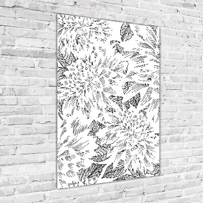 Impresión en metacrilato de alta calidad vertical Peonías