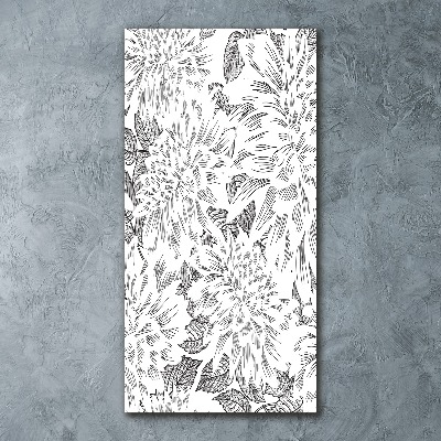 Impresión en metacrilato de alta calidad vertical Peonías