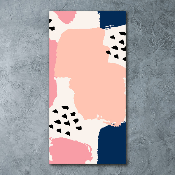 Cuadro de metacrilato moderno efecto cristal vertical Fondo abstracto