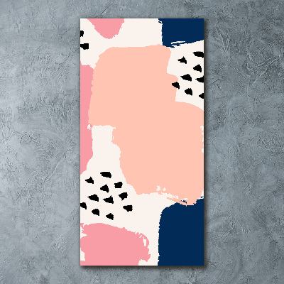 Cuadro de metacrilato moderno efecto cristal vertical Fondo abstracto