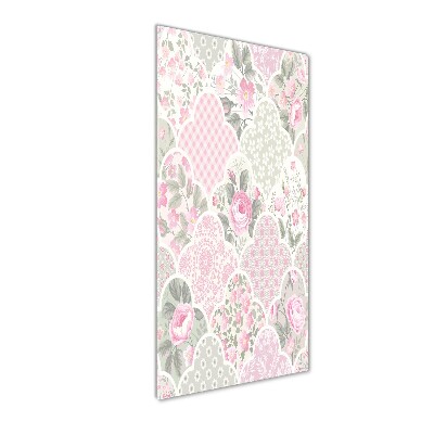 Impresión en metacrilato de alta calidad vertical Rosas