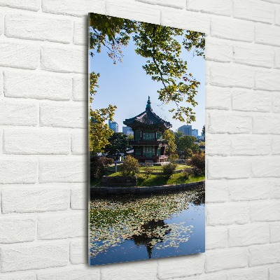 Cuadro de metacrilato vertical Corea del Sur