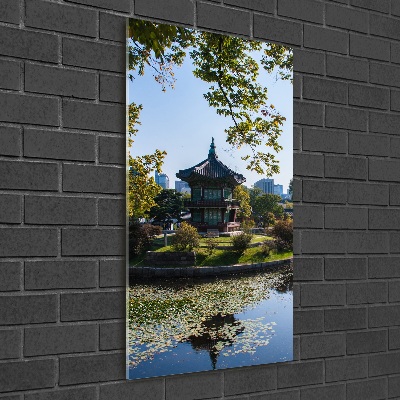 Cuadro de metacrilato vertical Corea del Sur