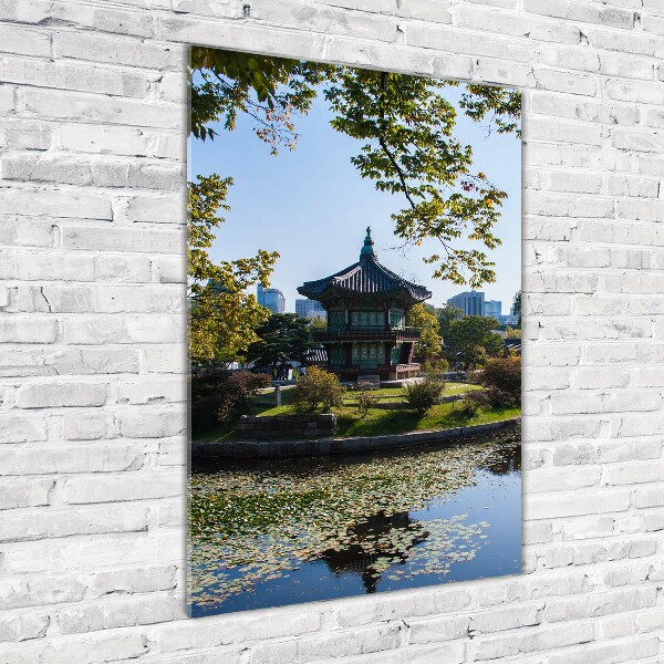 Cuadro de metacrilato vertical Corea del Sur