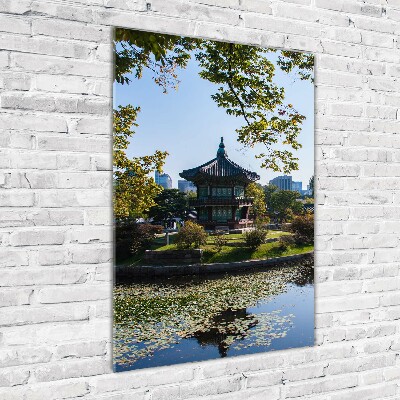 Cuadro de metacrilato vertical Corea del Sur