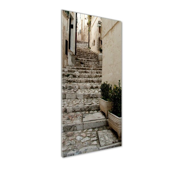 Cuadro de metacrilato vertical Una calle con encanto