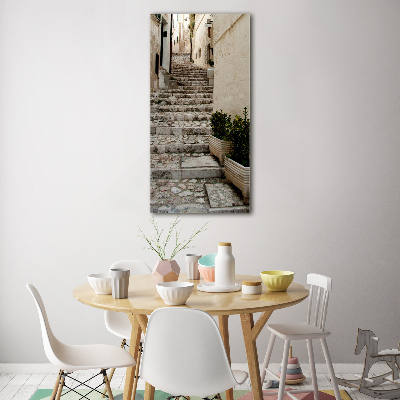 Cuadro de metacrilato vertical Una calle con encanto