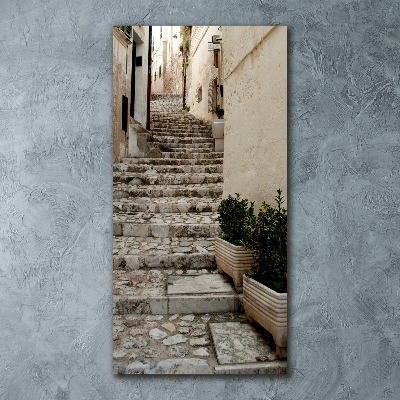 Cuadro de metacrilato vertical Una calle con encanto