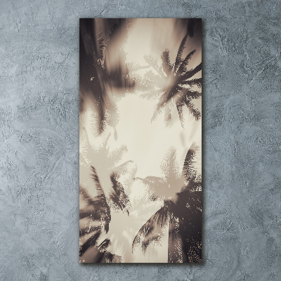 Cuadro de metacrilato vertical palmeras