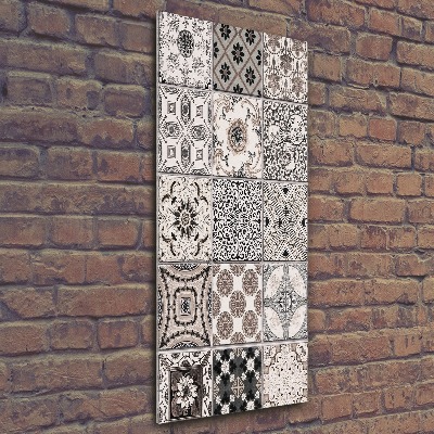 Cuadro de metacrilato moderno efecto cristal vertical Azulejos de cerámica