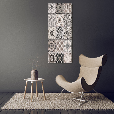Cuadro de metacrilato moderno efecto cristal vertical Azulejos de cerámica