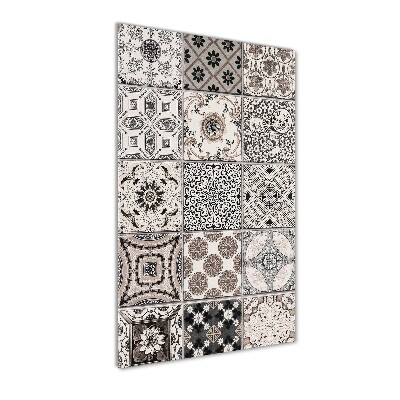 Cuadro de metacrilato moderno efecto cristal vertical Azulejos de cerámica