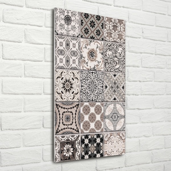 Cuadro de metacrilato moderno efecto cristal vertical Azulejos de cerámica