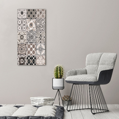 Cuadro de metacrilato moderno efecto cristal vertical Azulejos de cerámica