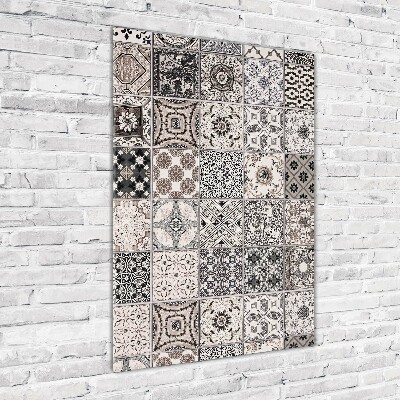 Cuadro de metacrilato moderno efecto cristal vertical Azulejos de cerámica