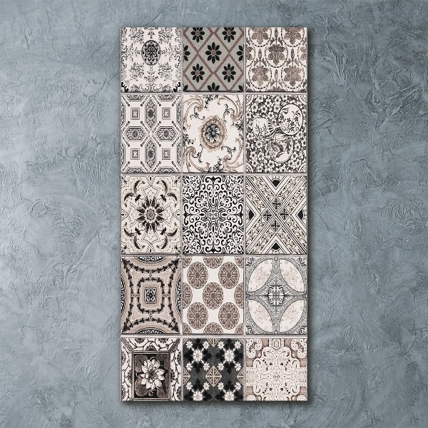 Cuadro de metacrilato moderno efecto cristal vertical Azulejos de cerámica