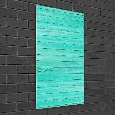 Cuadro decorativo en acrílico brillante vertical Pizarras verdes