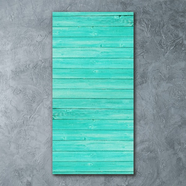 Cuadro decorativo en acrílico brillante vertical Pizarras verdes