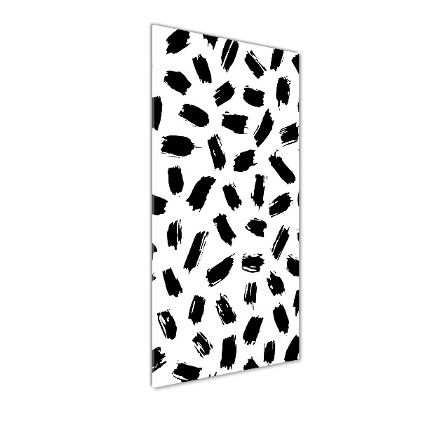 Cuadro de metacrilato vertical Manchas blancas y negras
