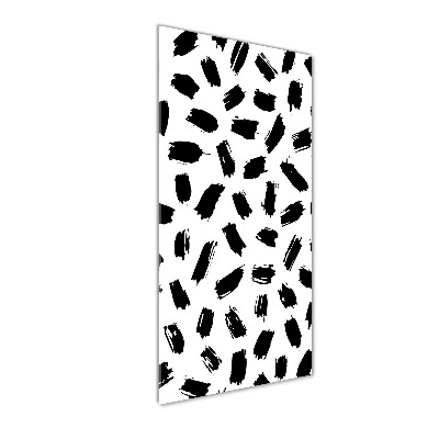 Cuadro de metacrilato vertical Manchas blancas y negras