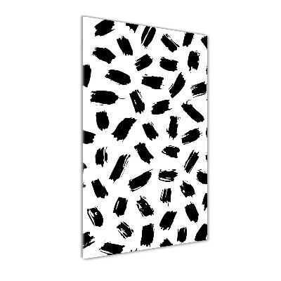 Cuadro de metacrilato vertical Manchas blancas y negras