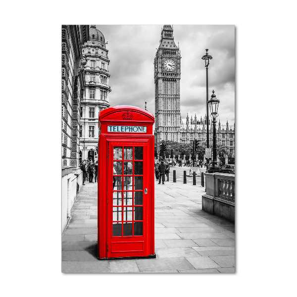 Cuadro decorativo en acrílico brillante vertical Londres, Inglaterra