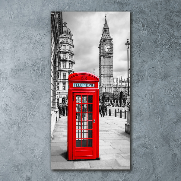 Cuadro decorativo en acrílico brillante vertical Londres, Inglaterra