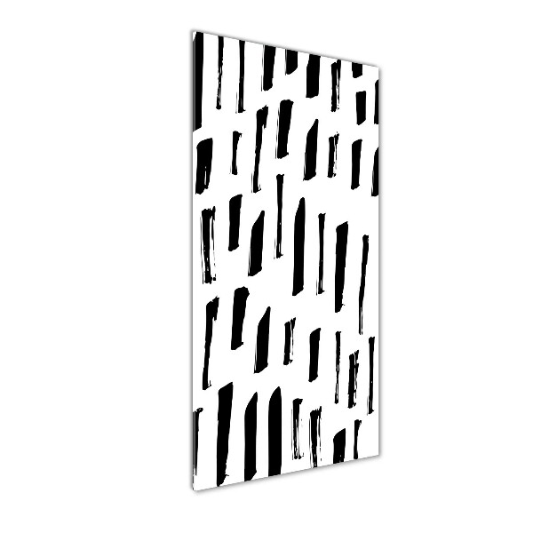 Cuadro de metacrilato vertical Manchas blancas y negras