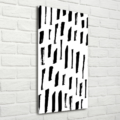 Cuadro de metacrilato vertical Manchas blancas y negras