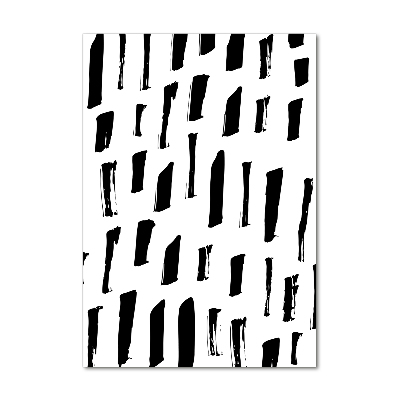 Cuadro de metacrilato vertical Manchas blancas y negras