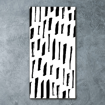 Cuadro de metacrilato vertical Manchas blancas y negras