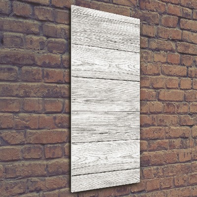 Cuadro de metacrilato vertical Fondo de madera
