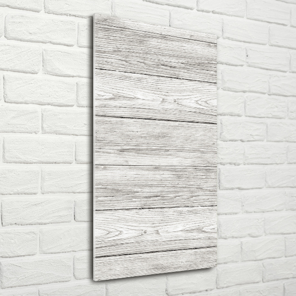 Cuadro de metacrilato vertical Fondo de madera